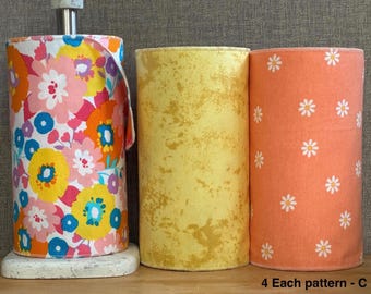Reusable Cotton Flannel Paperless Towels - Set of 12 (10x14)