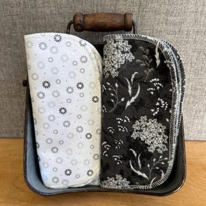 Set of 12,2-Ply, 7”x7” 2-ply( patterns on both sides) Paperless Napkins/Eco-friendly Kitchen/ kitche Decor /Sustainable living