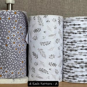 Wiederverwendbare papierlose Baumwollflanelltücher - 12er Set (10x14)