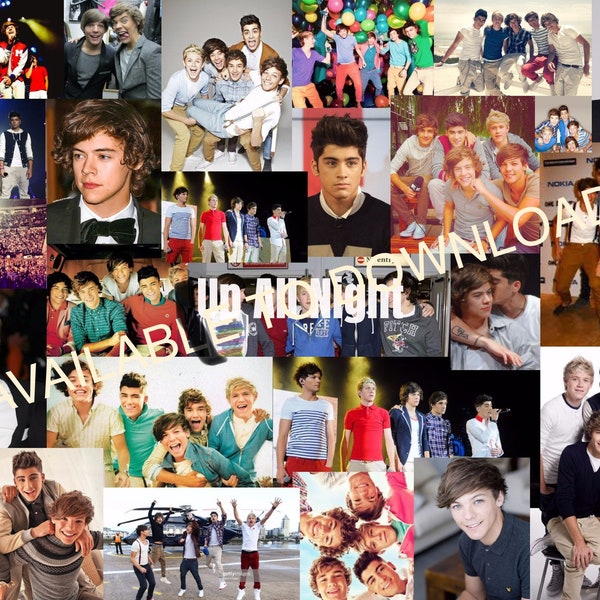 UP ALL NIGHT One Direction (Collage)