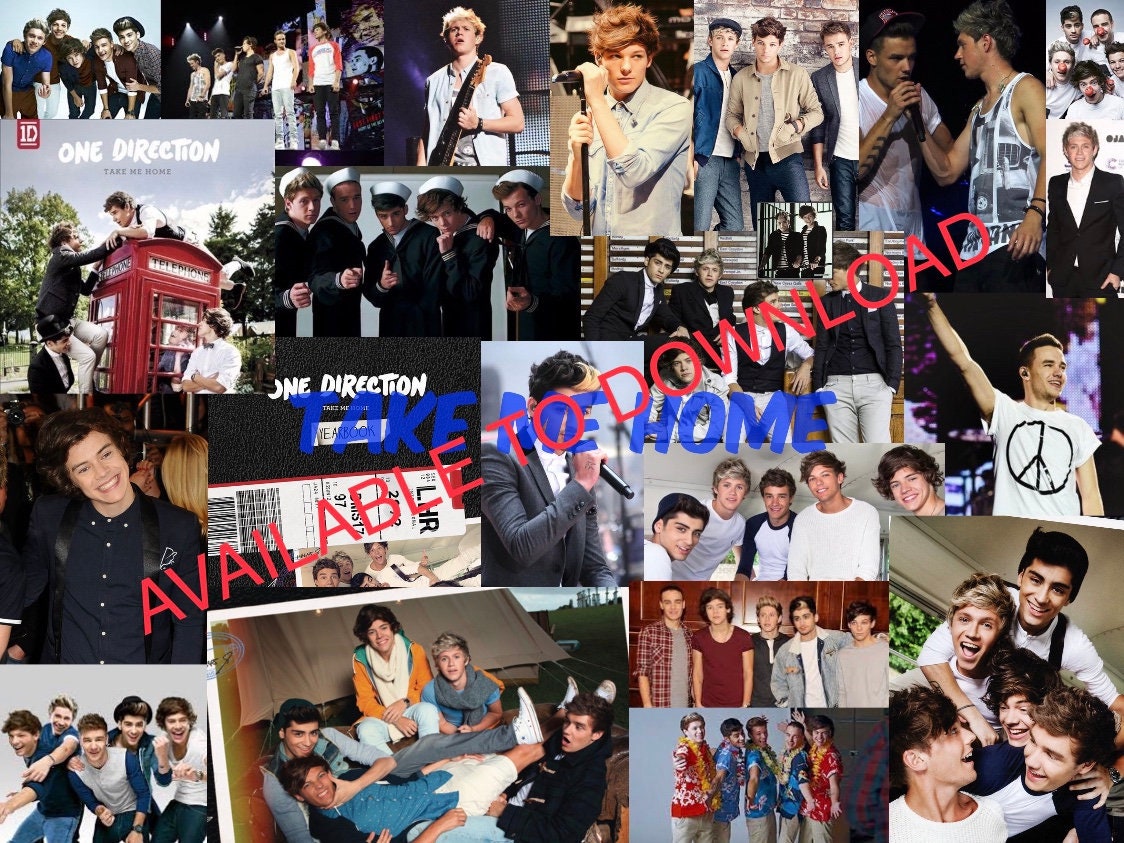 TAKE ME HOME One Direction collage - Etsy UK TAKE ME HOME One Direction collage - Etsy UK