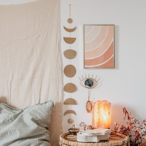 Moon phase wall hanging