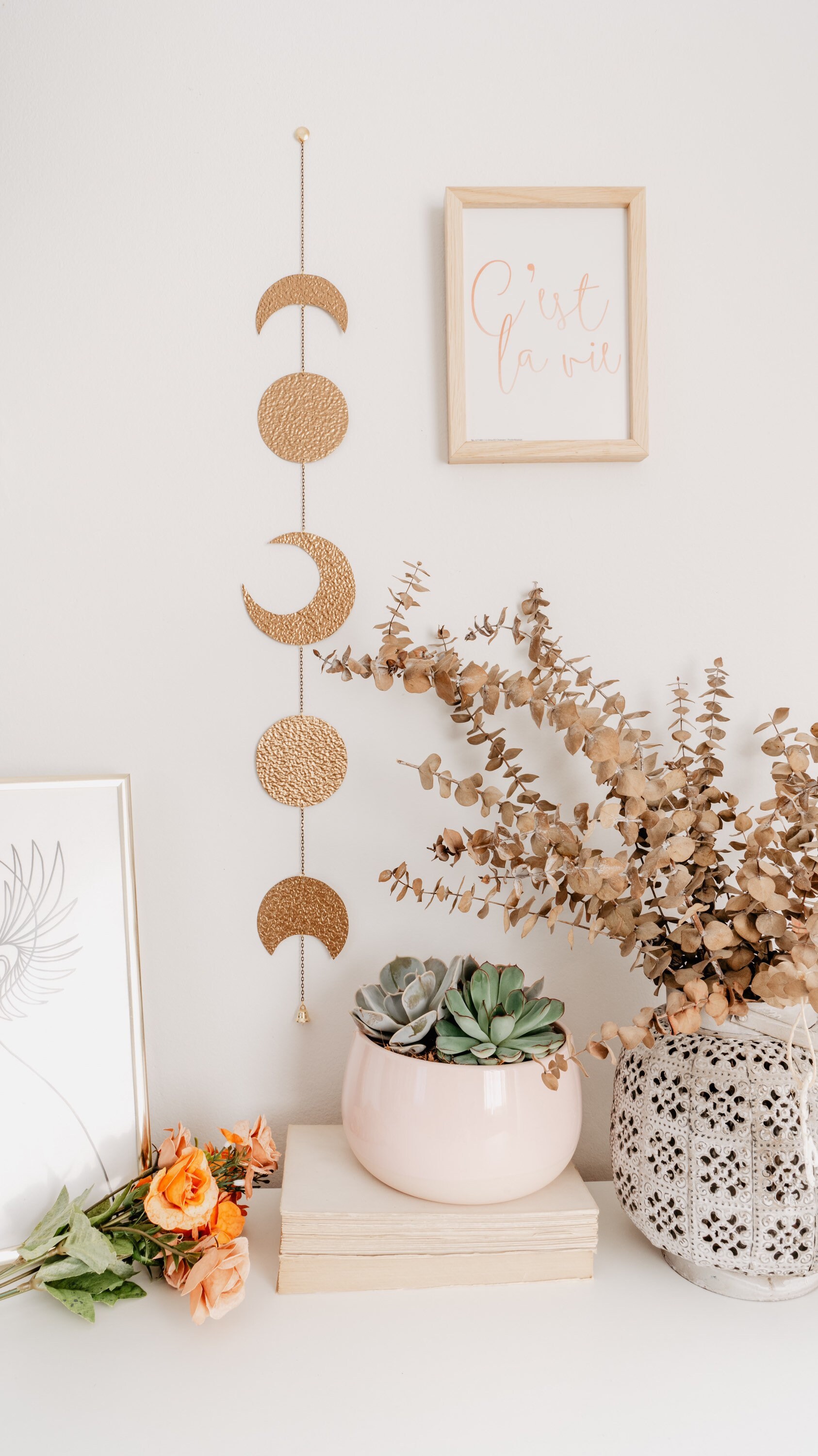 Colgante de Pared Fase Lunar Eternity/Wall Hanging Moon Phase Eternity