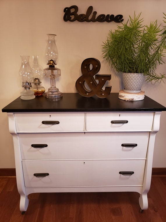 vintage dresser changing table