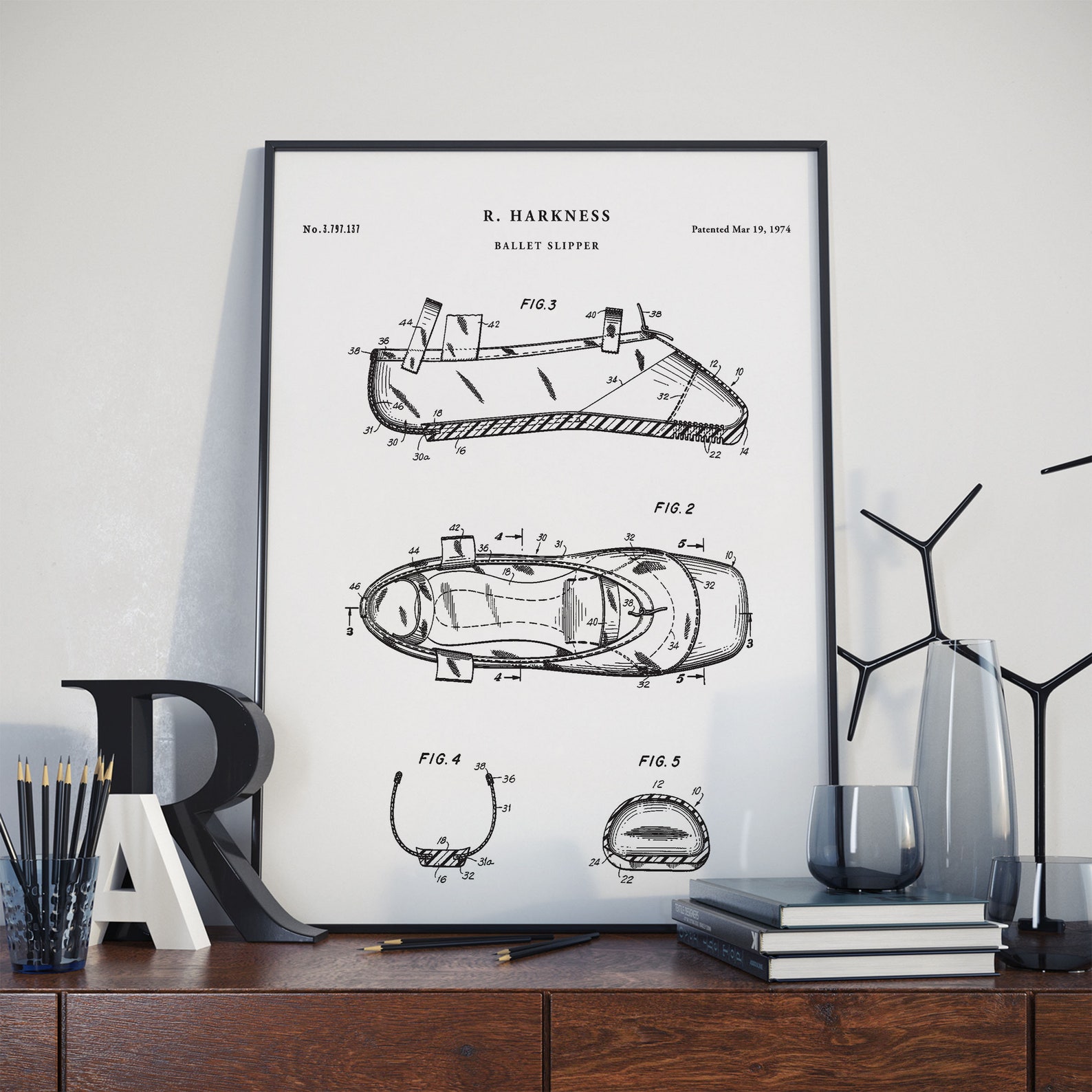 ballet slipper patent, ballet shoes, dance studio, ballerina gift, dance mom, ballet decor, ballerina, ballet shoes patent, qp57