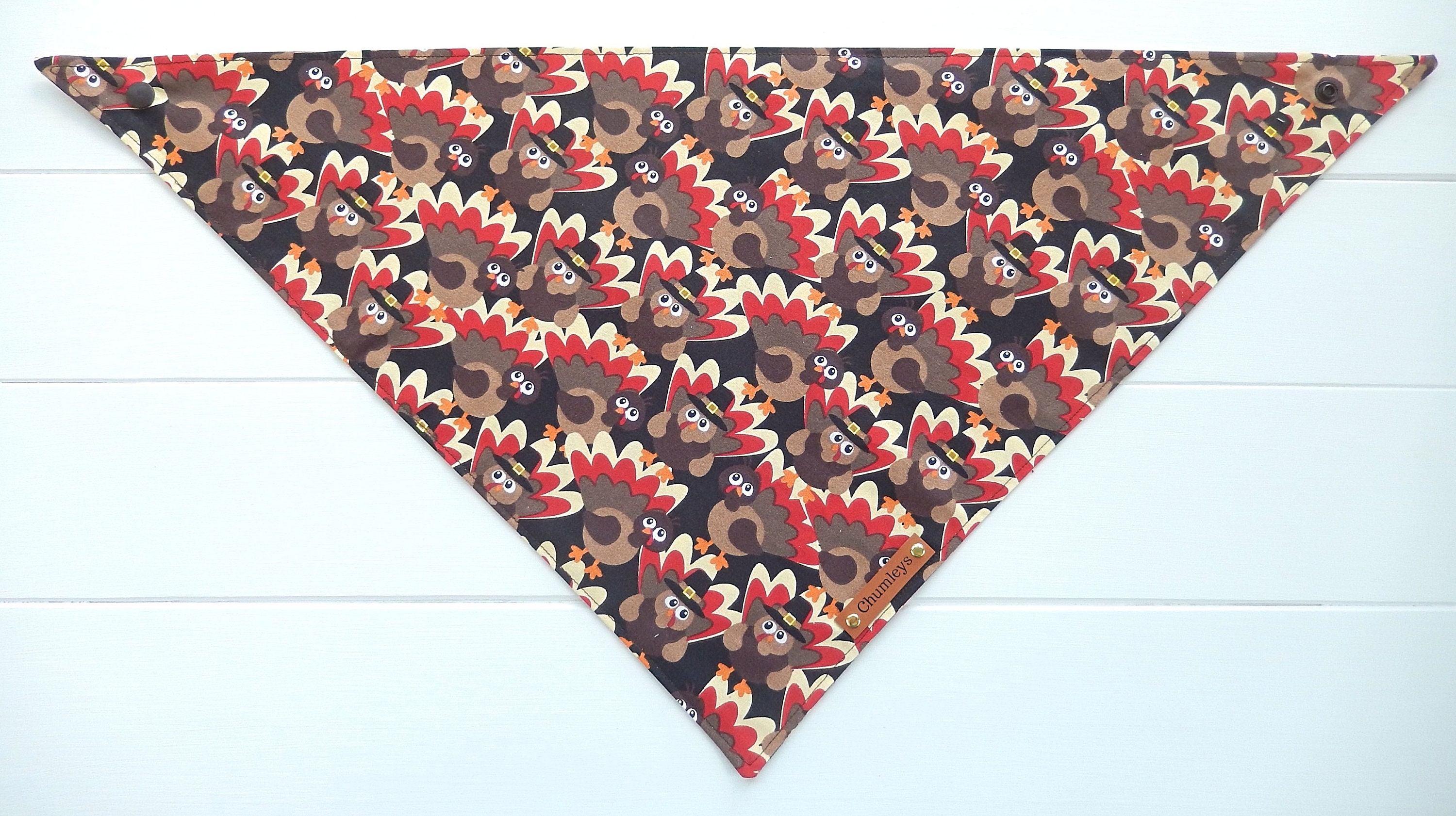 Dog Bandana Thanksgiving Dog Bandana Turkey Dog Bandana Etsy