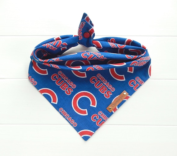 cubs dog scarf