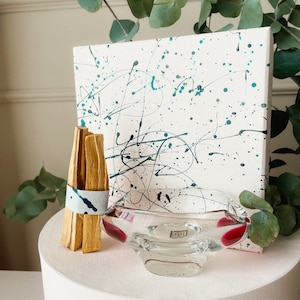 Incense set Murano bowl with Palo Santo as a gift box