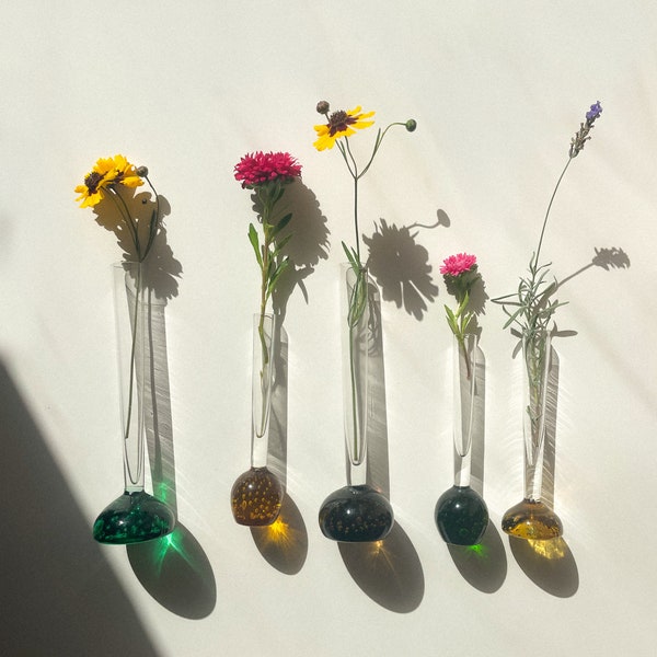 Juego de 5 jarrones Solifleur de burbujas de colores