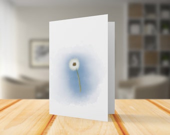 Watercolor Dandelion Note Card Set. Set of 5 Note Cards. Blank Flower Note Cards. Great Housewarming, Hostess Gift.