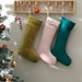 Personalised luxury velvet Christmas stocking 