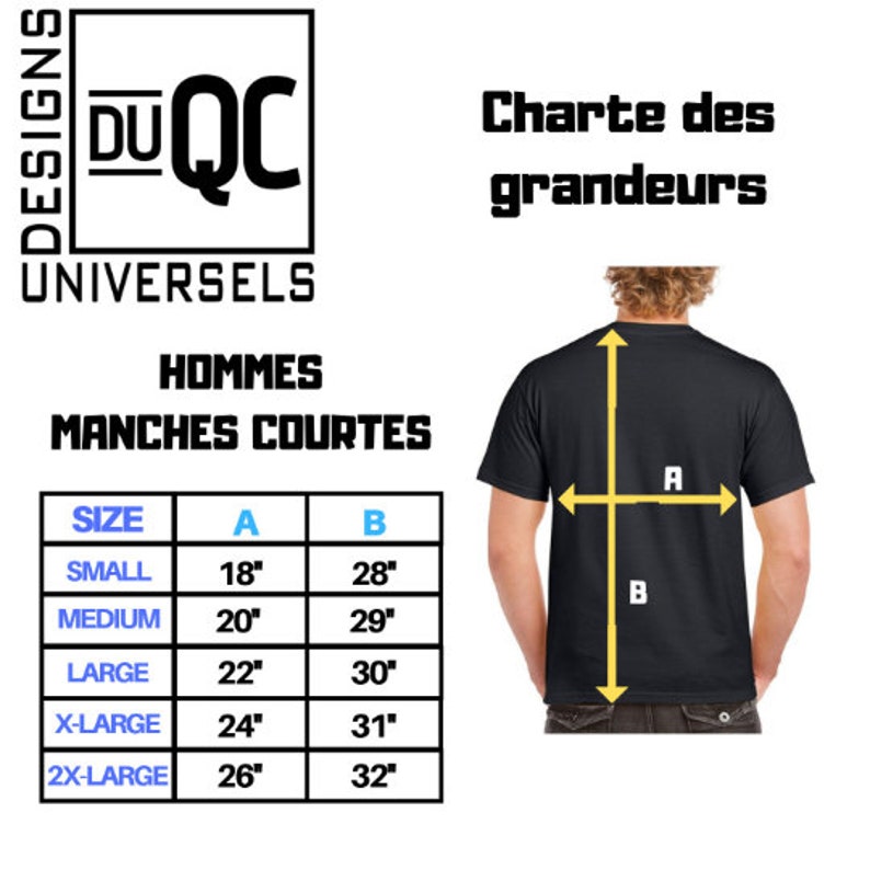 En la poutine je crois T-Shirt à col rond manches courtes Humour image 3