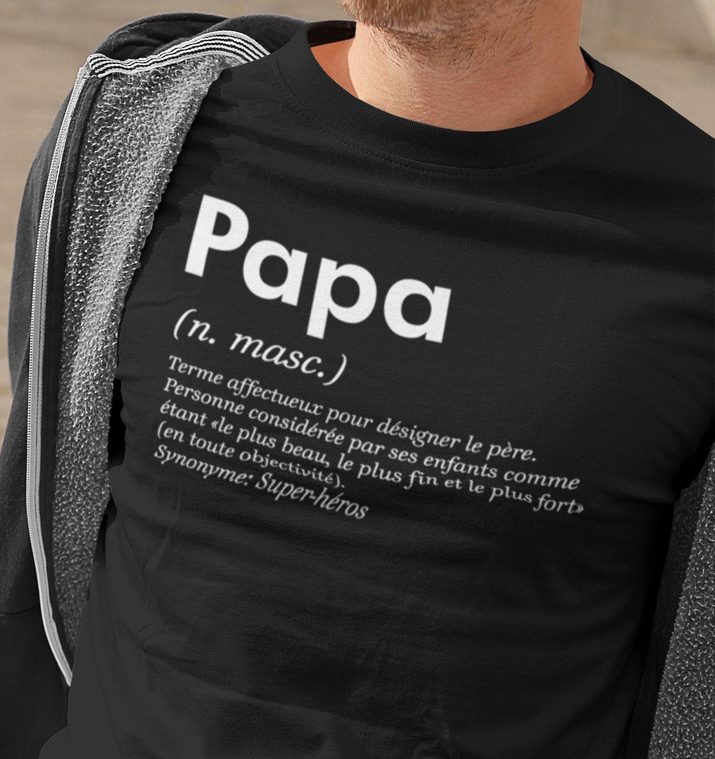 Papa Dictionnaire Cadeau Pères T-shirt | Etsy Israel