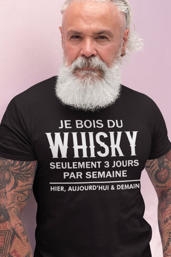 Je Bois Du Whisky Seulement 3 Jours Semaine T-shirt Unisex Ultra