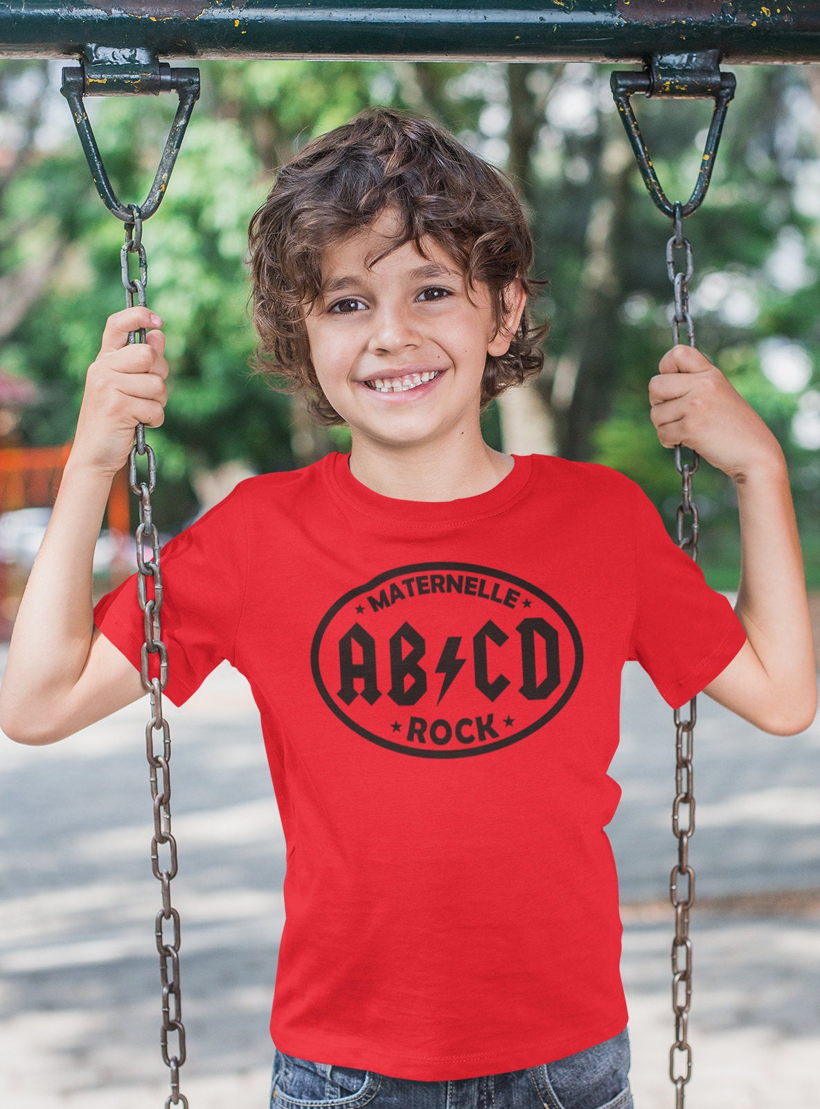 Maternelle Rock ABCD AC DC T-shirt Unisex Pour Enfants - Etsy Canada