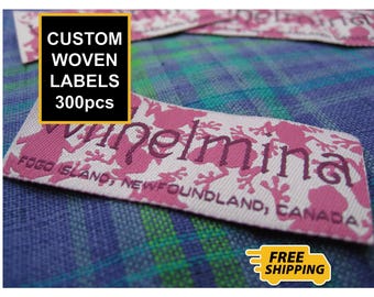 Etichette personalizzate per abbigliamento in tessuto / Etichette in tessuto personalizzate, etichette di marca