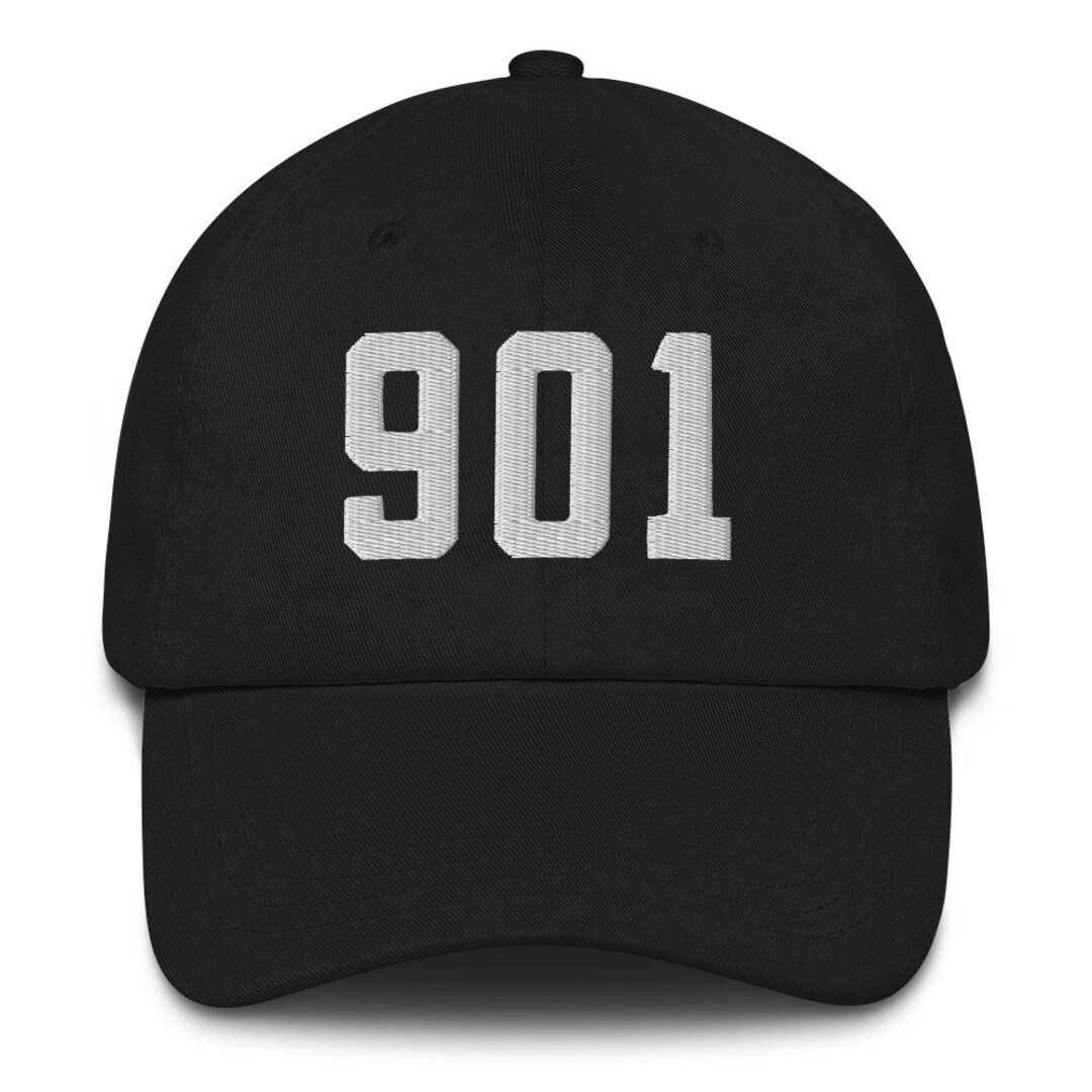 Memphis TN 901 Area Code Front MEM Airport Code Back 3D Puff Dad Hat memphis-tn-901-area-code-front-mem-airport-code-back-3d-puff-dad-hat