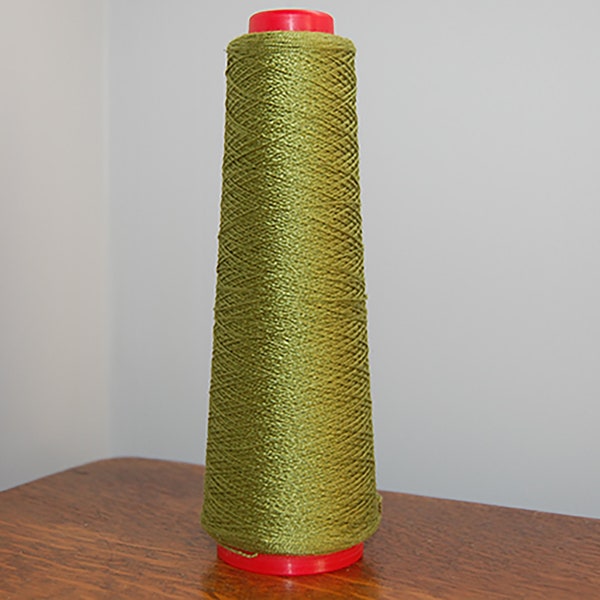 UKI Supreme, Mercerized Cotton, #50 Avocado, 10/2 yarn, 100% Cotton Yarn, Destash