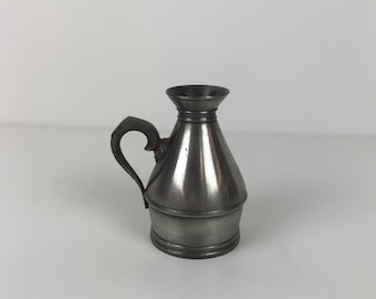 Irish Haystack Noggin Messkrug aus Zinn, traditionell, antik