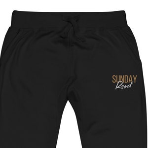 Sunday Reset Pantaloni della tuta in pile unisex
