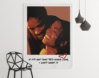 90&#39;s Kinda Love | Love Jones Canvas Wraps