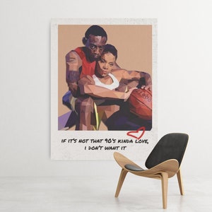 90&#39;s Kinda Love | Love & Basketball Canvas Wraps