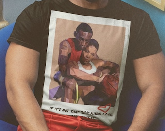 90&#39;s Kinda Love | Love & Basketball Sleeve Unisex T-Shirt