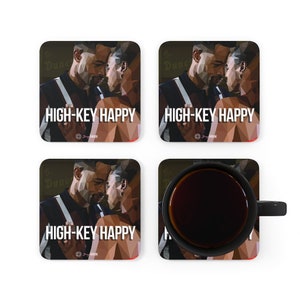 High-Key Corkwood Coaster Set