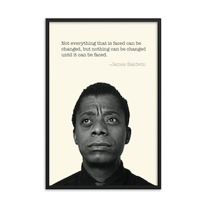 James Baldwin Printed & Framed