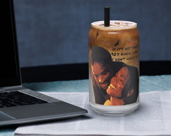 90's Kinda Love | Love Jones Can-shaped glass