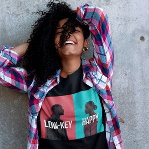 Low-Key Happy Unisex Crewneck