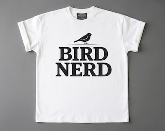 Camiseta para amantes de las aves con diseño sencillo y llamativo. Regalo ideal para aficionados a la observación de aves.