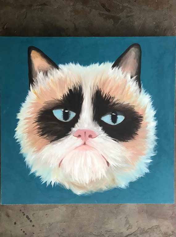Grumpy Cat | Etsy Grumpy cat pillow | Etsy