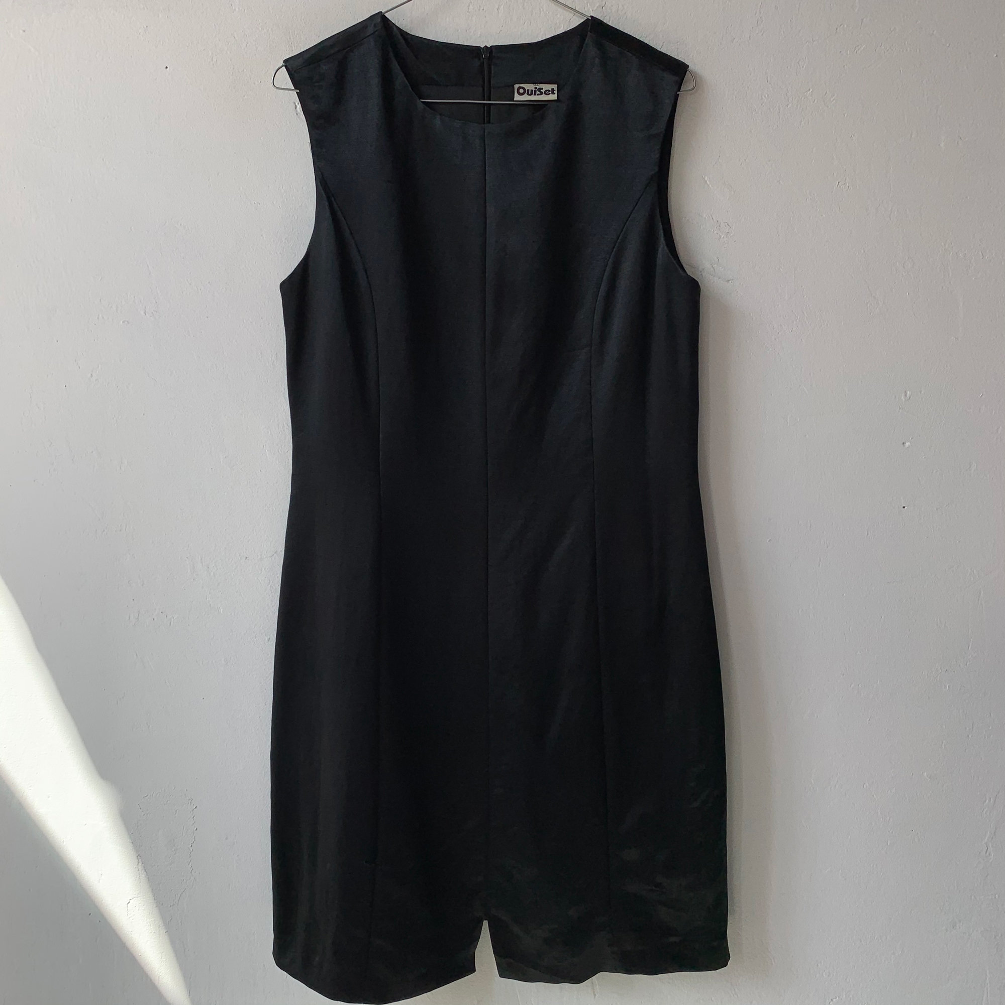 Vintage Little Black Dress Wool Mini Shift Dress - Etsy
