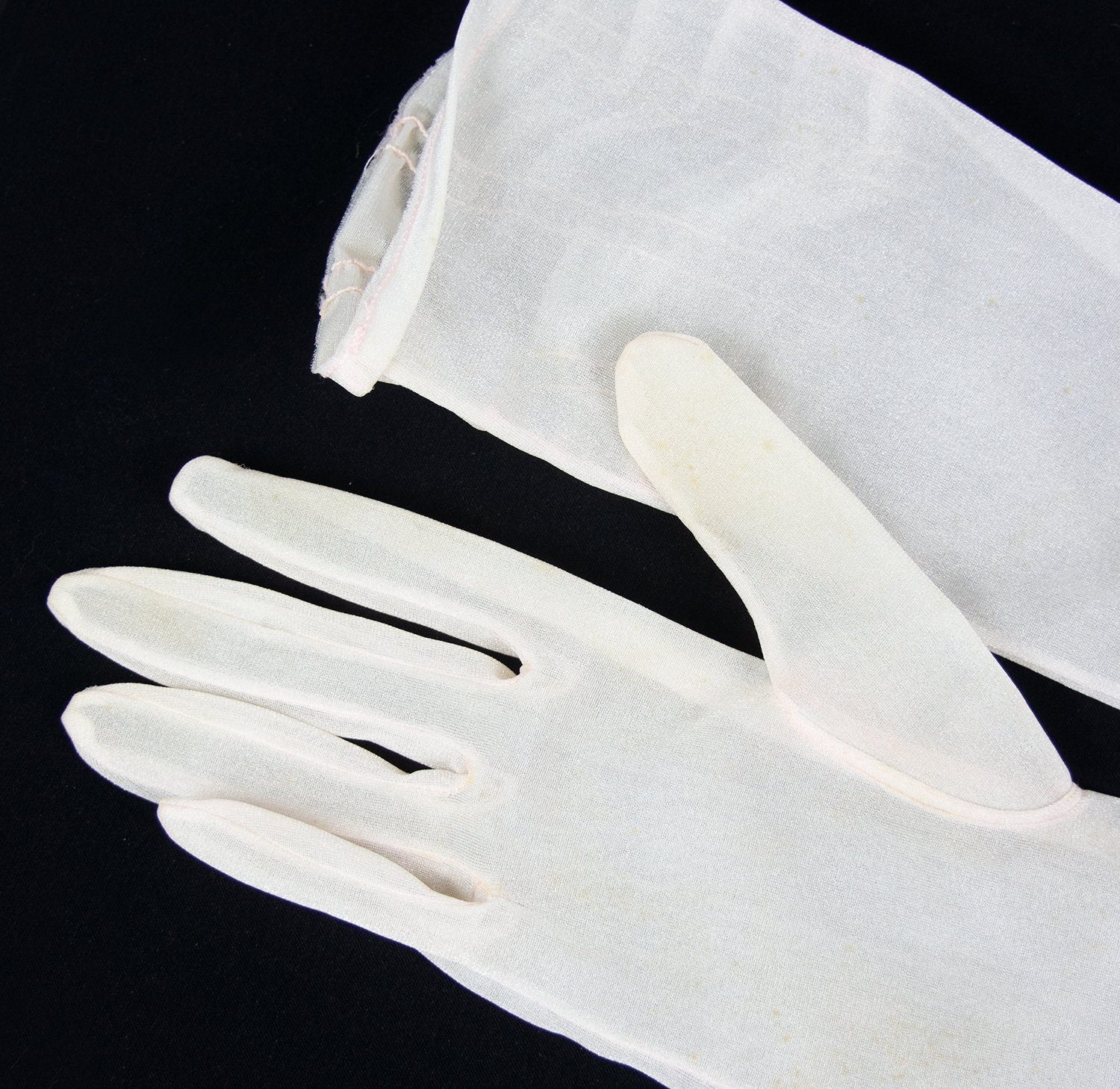 Vintage Sheer Gloves White Sheer Gloves White Lace Gloves Etsy Singapore