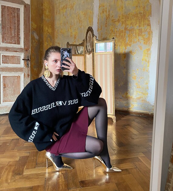 vintage versace jumper