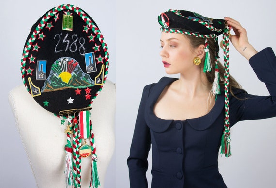Vintage Beret Hat | Italian Beret Hat Military Ber