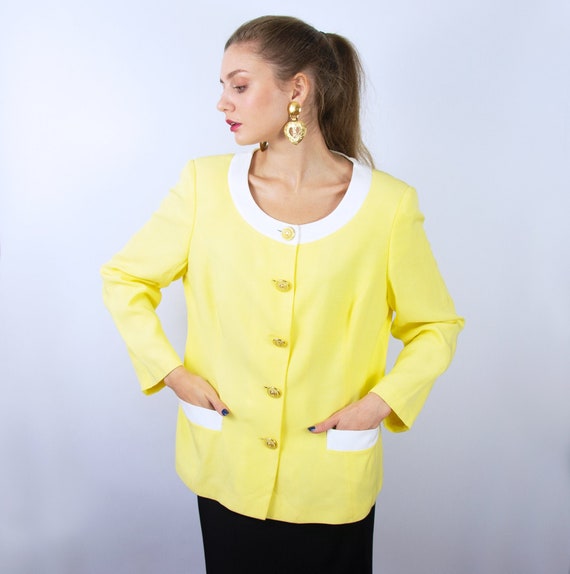 Vintage 1980's Luisa Spagnoli Blazer, Oversized So
