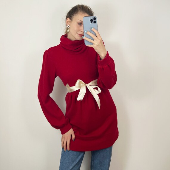 Pull angora rouge new arrivals