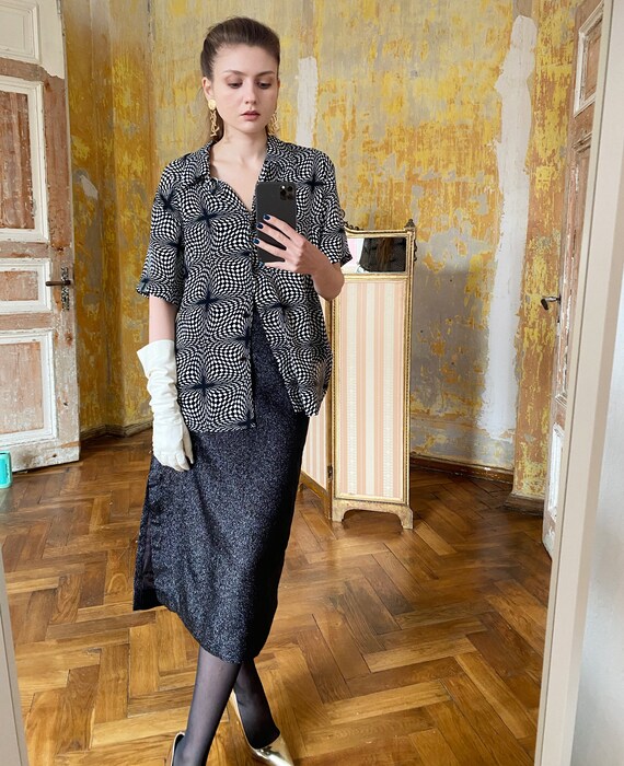Vintage YSL Blouse, Yves Saint Laurent Shirt