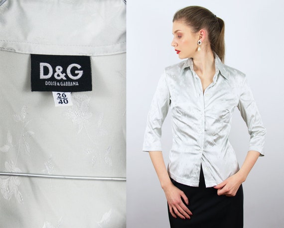 Vintage D&G Blouse | Dolce and Gabbana Blouse Vint