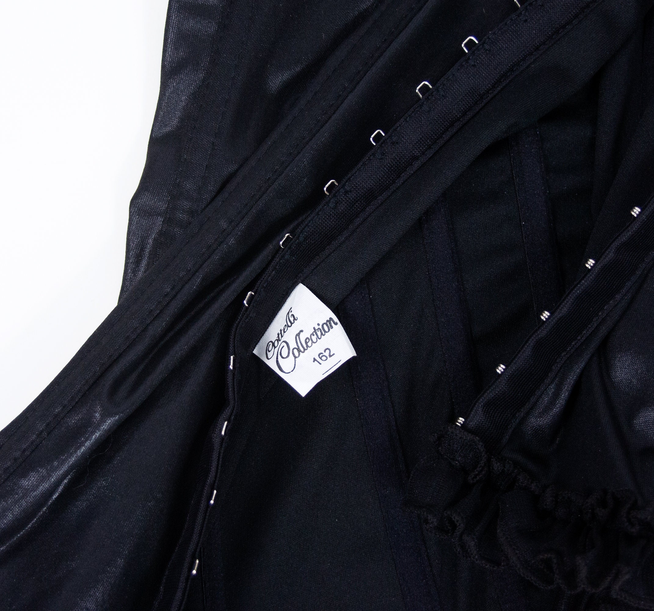 Vintage Black Satin Bustier Corset Boned Overbust Corset Top Etsy Canada