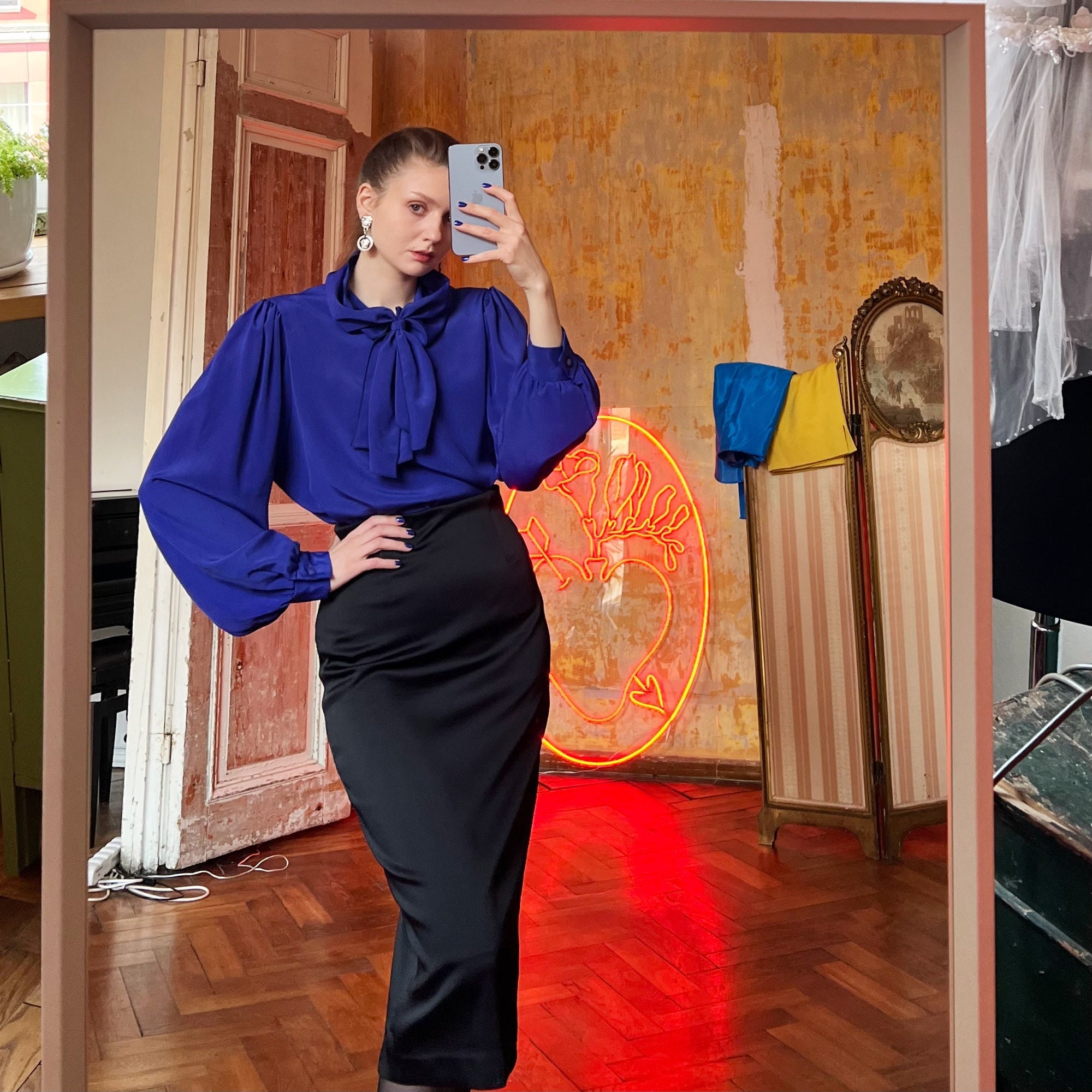 azul electrico - Etsy