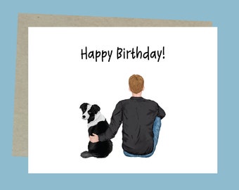 Dog Dad Birthday Card