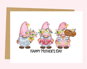 Gnome Mother's Day Card