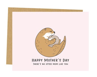 Otter Mother's Day Card