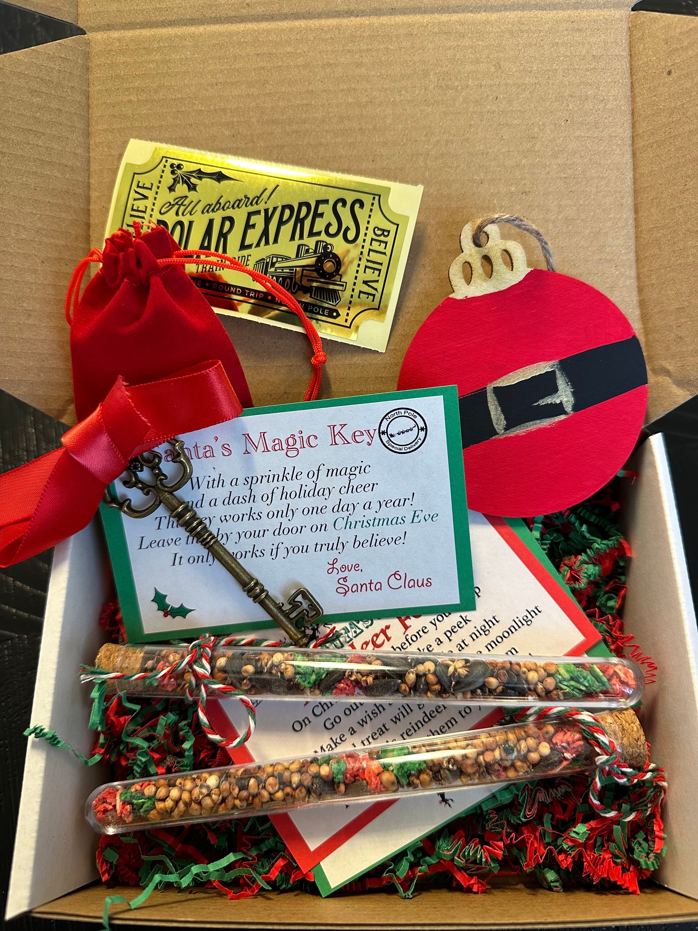 Christmas Eve Box Fillers for Kids and Family, Reindeer Treats, Santa's ...