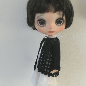 BLYTHE CARDIGAN, Blythe top, blythe clothes. blythe outfit, blythe sweater image 1