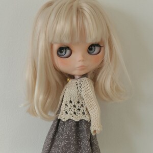 BLYTHE CARDIGAN, Blythe top, blythe clothes. blythe outfit, blythe sweater