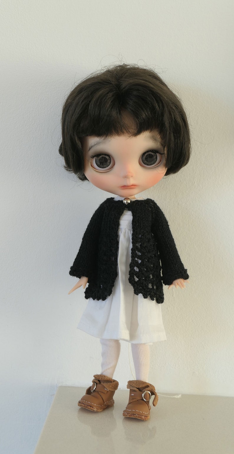 BLYTHE CARDIGAN, Blythe top, blythe clothes. blythe outfit, blythe sweater image 3